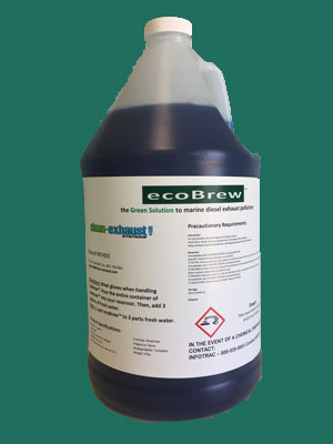 ecobrew clean-exhaust system yacht ocean vessel